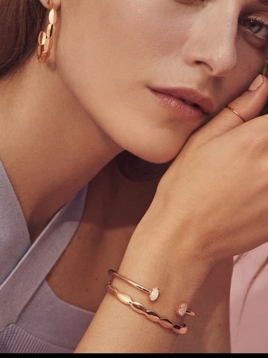 Kendra Scott Jewelry - KENDRA SCOTT ROSE GOLD BROOKE CUFF BRACELET SMALL 6”